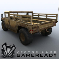 3D Model Download - Game Ready - Humvee - WarHorse 02